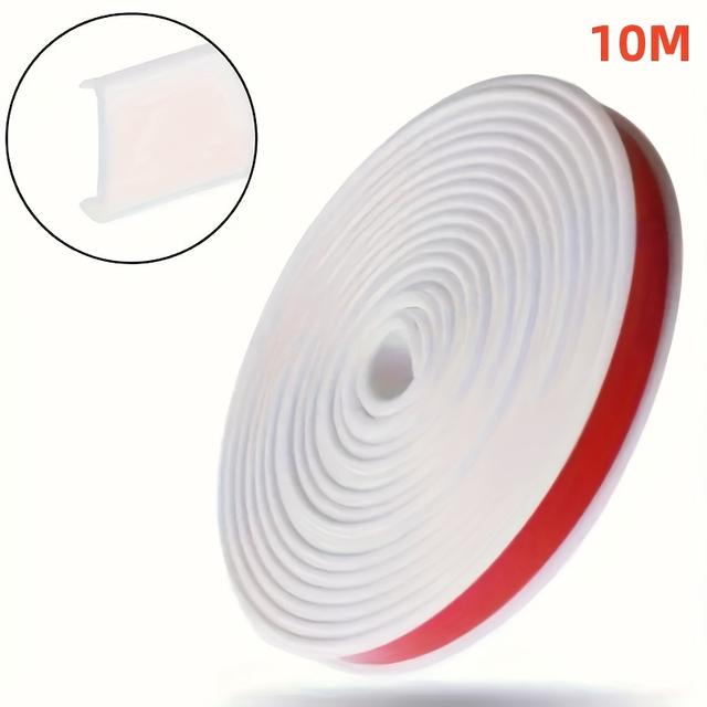 TEMU 1pc 10m Edge Banding, Edge Tpe Self Adhesive Veneer Edging Trim Flexible Edge Protector, Furniture Edge Strip For Countertop Cabinets Table Restoration Shelves