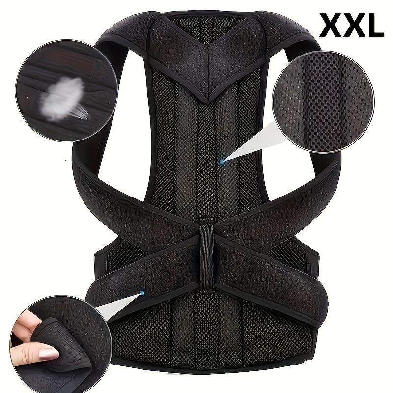 TEMU Posture Corrector For Adults, Discreet Back Support Strap, Adjustable Upper Back Straightener, Featuring Shoulder And Lumbar Support. | Designed For And