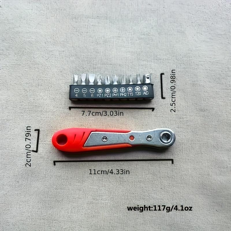 TEMU 36-tooth Mini Ratchet Screwdriver Set With L-shaped Wrench For Tight Space Repair - Multi-head Tool Set With Socket Head, No , Manual Operation, Suitable For Use In 98 Countries And