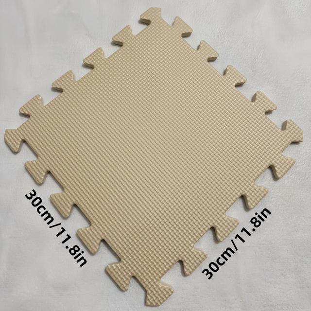 TEMU 50pcs Of Foam Interlocking Floor Mats, Suitable For Bedrooms, Living Rooms, And Outdoor Use