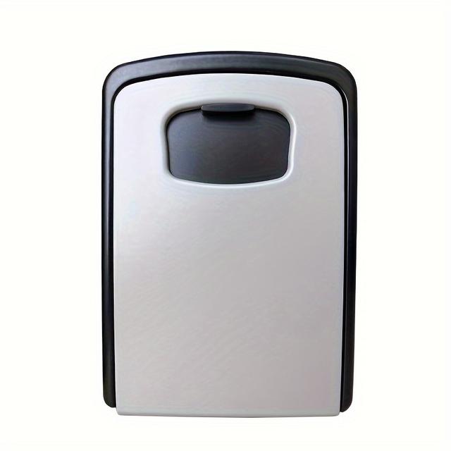 TEMU Xl Large Capacity Outdoor Key Box, Wall Mounted Car , Heavy Duty Aluminum Alloy Metal Key Holder, Combination Lock, Accessory, Waterproof (not Waterproof)