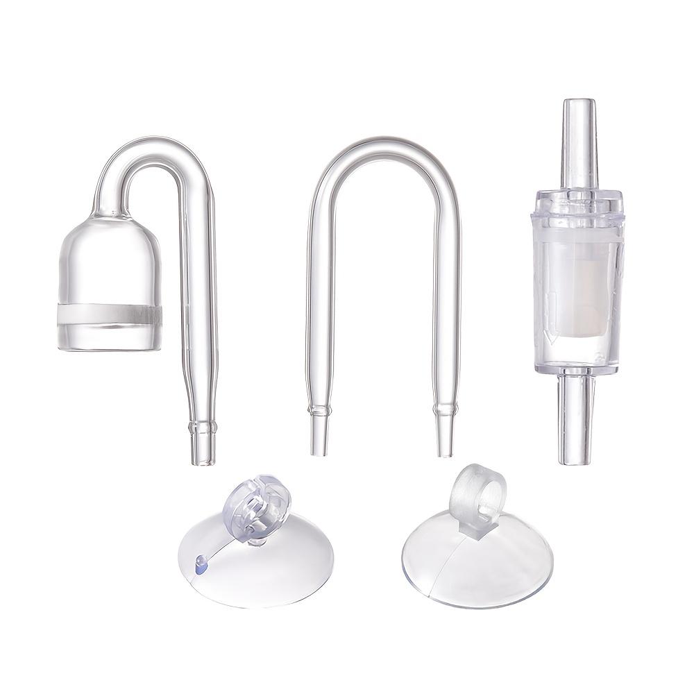 TEMU 1 Set Aquarium Co2 System Diffuser Check Valve Elbow Check Valve Regulator Aquarium Additions, Without Battery