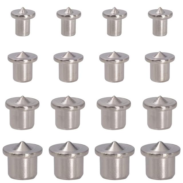 TEMU 16pcs Metal Pin Nails And Mortise And Tenon Centering Kit, Woodworking Precision Tools With Transfer Plug, Furniture Assembly | Cone Design | Durable Components, Woodworking Tool