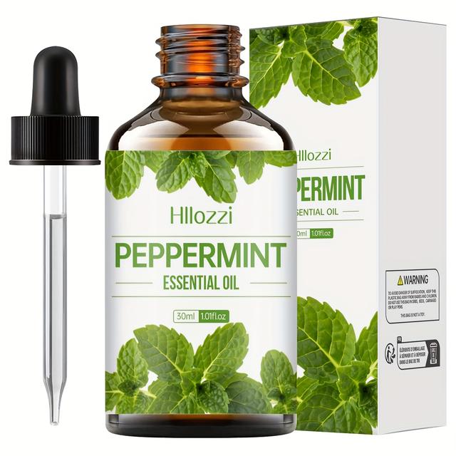 TEMU 30ml/1oz Peppermint Oil For Face And Body Moisturizing Hydrating Massage Serum