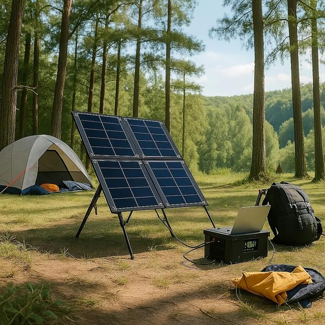 TEMU High Capacity Monocrystalline Solar Panel Set Including 100a Mppt Charge Controller - Extension Wires & Battery Clamps For Rvs, Boats, Camping, And Off-grid