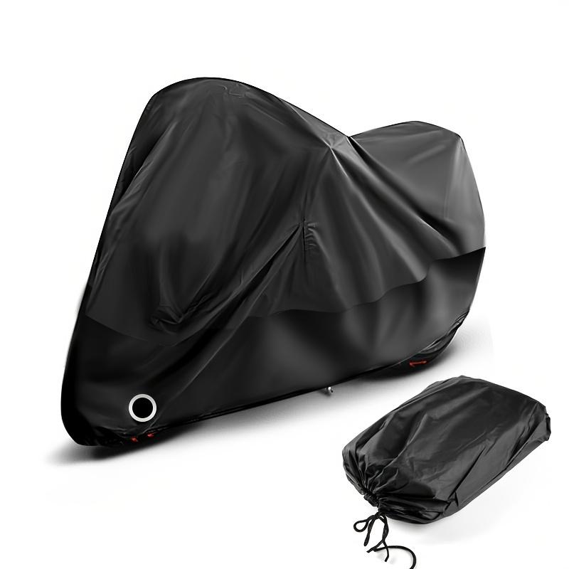 TEMU Motorcycle Cover 190t Polyester Tuff Sunscreen Sand Shading Silvery Coated Motorcycle Clothing Bicycle Clothing