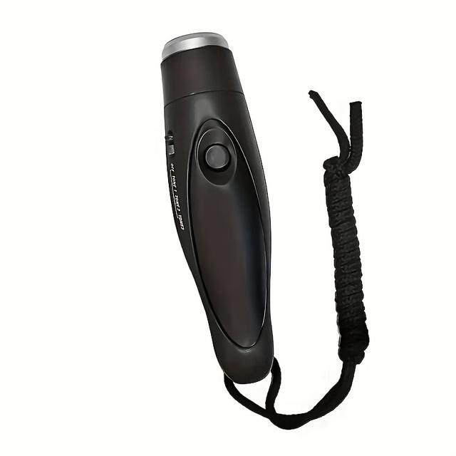 TEMU Handheld Electronic Whistle With Lanyard - Loud 3 Tone Whistle For , Referees, Teachers, Camping