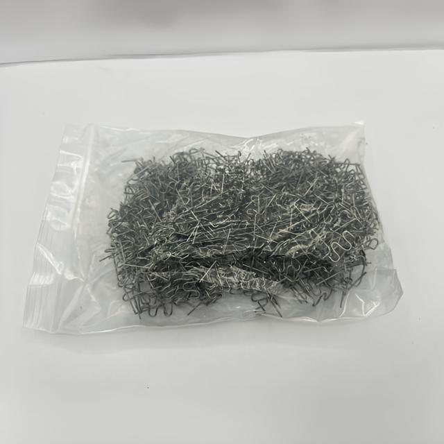 TEMU 500 шт. 0,8 мм великі хвильові скоби для зварювання бамперів, набір для ремонту автомобілів, степлер, інструменти для паяння та зварювання