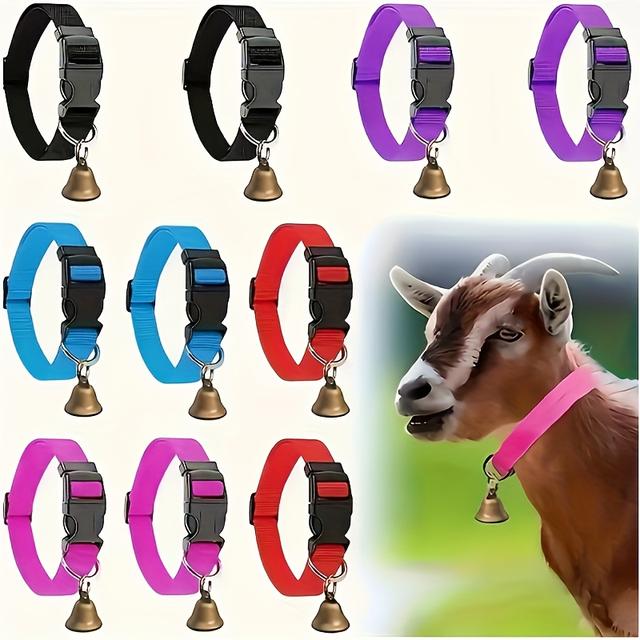 TEMU 10 Coleiras Ajustáveis para com - Rapidamente Ovelhas e na , que os Animais se Perdam, Adições de Duráveis e Modernas