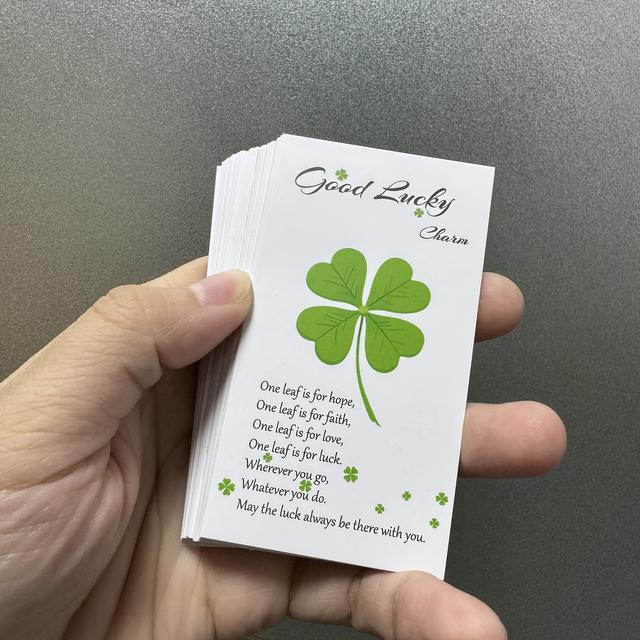 TEMU 30pcs | Greeting Cards, Thank You Cards, Great For Gift Bag Fillers, Irish 's Day, Wedding, Birthday, Mixed Color Paper