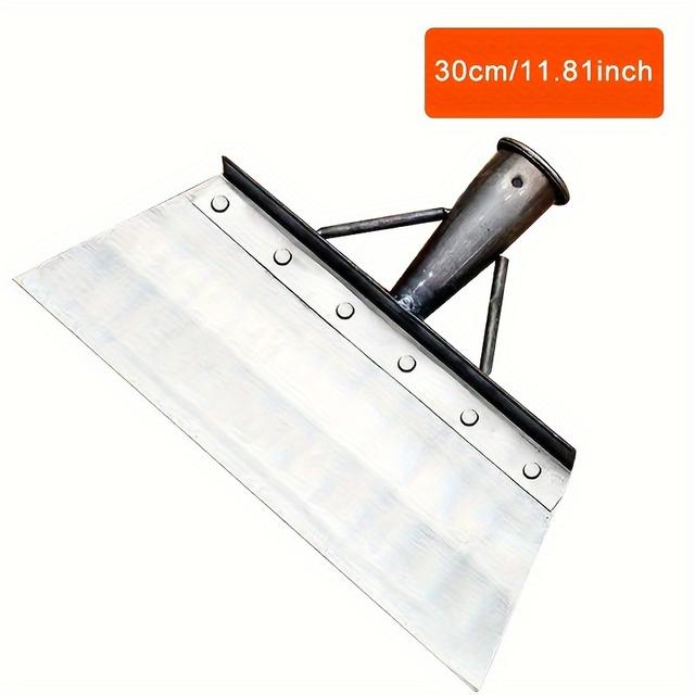 TEMU Een multifunctionele tuinschep voor het schoonmaken van buiten, exclusief het handvat, gemaakt van roestvrij staal, geschikt voor het in de tuin.