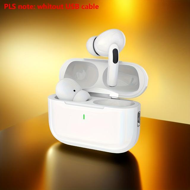 TEMU Нові бездротові навушники 2025 підходять для , мають зручні сенсорні кнопки, акумуляторні літієві батареї та сумісні з універсальними телефонами та ігровими пристроями