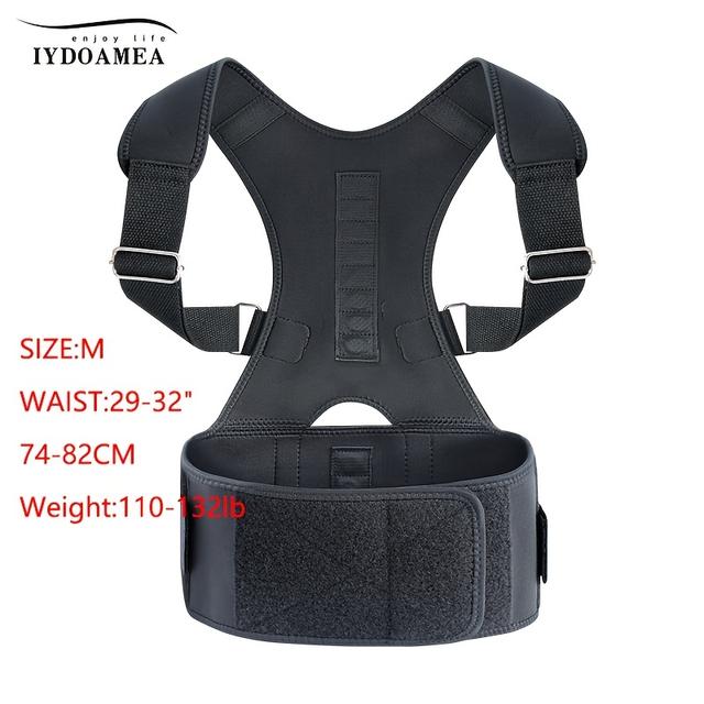 TEMU Iydoamea Extra Large Size Back Brace - Magnetic Lumbar Back Support Belt-back, For Lower And Upper Back , Order A