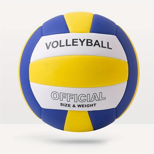 TEMU Durable Official Size 5 Volleyball - , Perfect For Competitive Play & Everyday Fun, Ideal Gift For Holidays