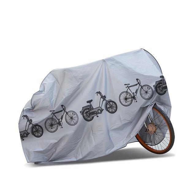 TEMU Fit Pe Bicycle Cover, Bike Cover, Durable Outdoor Storage For Cycling Gear