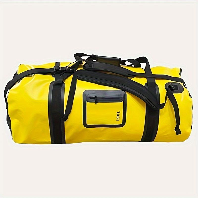 TEMU 120L Capaciteit Opvouwbare PVC Tas Outdoor Bagage Pak Camping Gym Duffel Bag