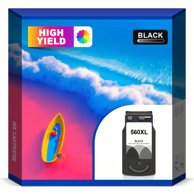 TEMU Cartouches d'encre remanufacturées de rechange pour PG560XL CL561XL compatibles avec les imprimantes Canon TS5350, TS5351, TS5352, TS5353, TS7450, TS7451