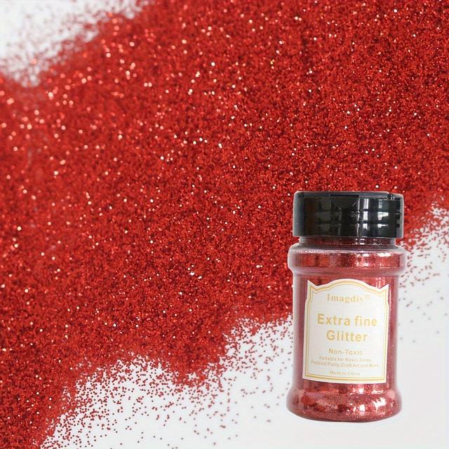 TEMU Imagdiy Glitzer für Bastelarbeiten, Glitzer für Harz, Feiner Glitzer für Scrapbooking und Weihnachtsdekoration, Weihnachtskonfetti DIY Partydekorationen Farbe