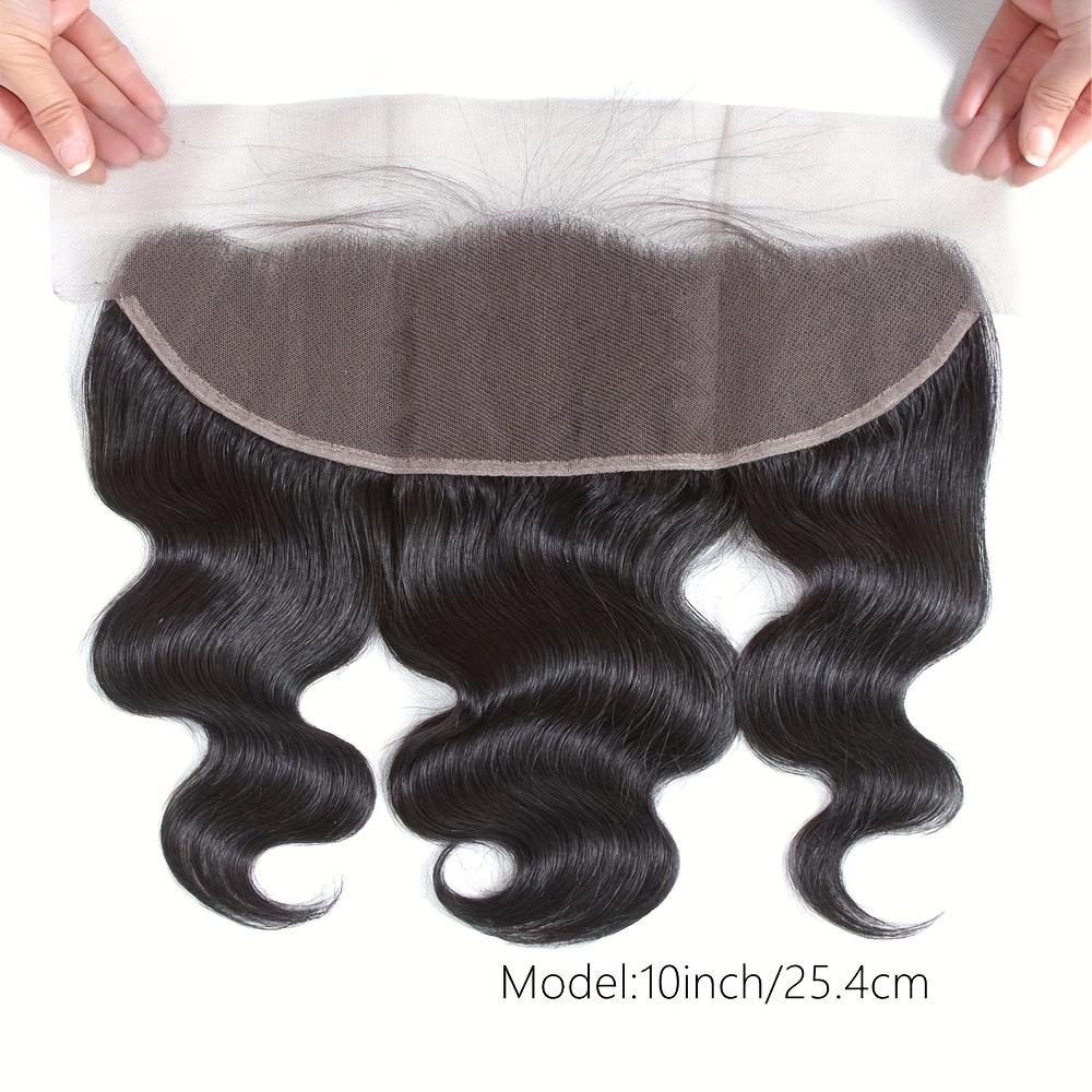 TEMU New Hairstyles 13x4 Lace Frontal Body Wave Human Hair Hd Transparent Lace Frontal Human Hair Brazilian Human Hair Lace Frontal