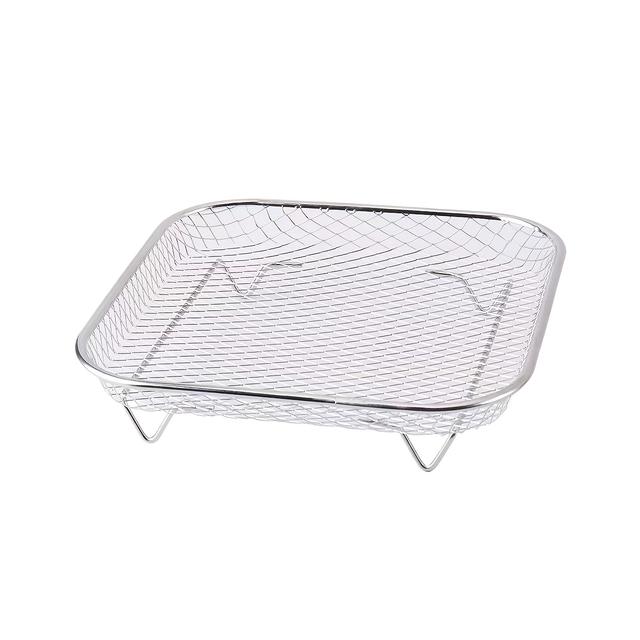 TEMU Stainless Air Fryer Additions, Air Fryer Grilling Rack, Air Fryer Steaming Rack, Kitchen Baking Tools