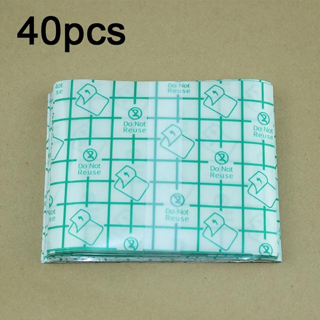 TEMU 40개입 투명 보습 뒤꿈치 패드 - 건조하고 갈라진 뒤꿈치에 적합한 , 촉촉한 보습 효과, 부드러운 PU 소재 사용, 접착제 불필요, 휴일 선물 및 파티 답례품으로 완벽