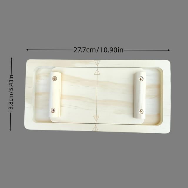 TEMU Dispositivo Creativo de Entrenamiento de Fuerza para Dedos y Muñecas de Madera, Competición de Fuerza de Brazos, Equipo para Competición de Tirón de Dedos en Escalada