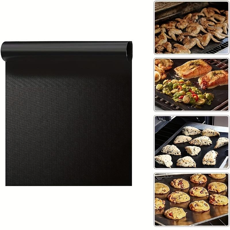 TEMU 1pc, Oven Liners For Of , Oversized Heavy-duty Nonstick Oven Mat, Reusable Oven Liner, Oven Protector Liner Suitable For Electric And Gas Grills, Universal For Of , Kitchen Additions