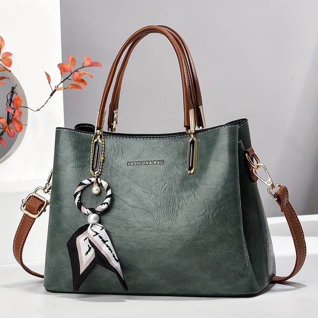 TEMU Geschenk für Mama: Trendige und minimalistische große Handtasche, stylisches Damen-Schultertäschchen, vielseitige Umhängetasche – perfektes Geschenk für Familie oder Dankeschön