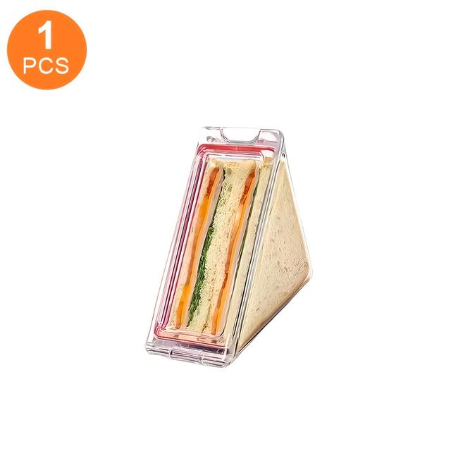 TEMU 1 Lunch Box, Bento Box, Sandwich Box. Features Side- For Simple Operation. Ideal For Carrying Meals During Outdoor Camping And Business Trips