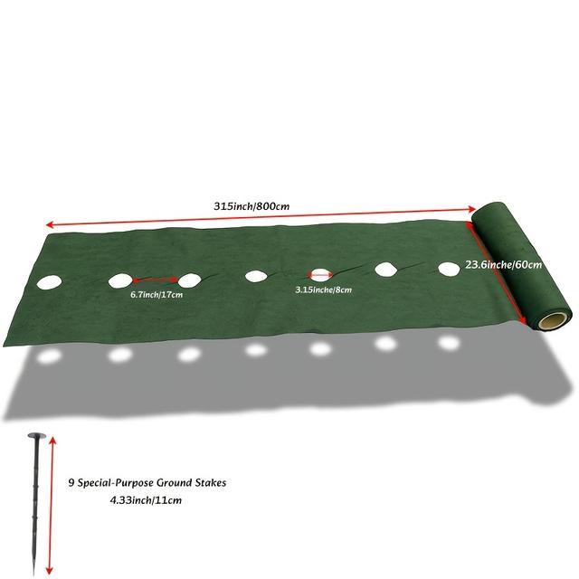 TEMU Tela de Controle de Daninhas Perfurada 23.6" X 315" 60cm X 800cm para Frutas e Legumes, Respirável, Permeável à Água, Fácil de Instalar