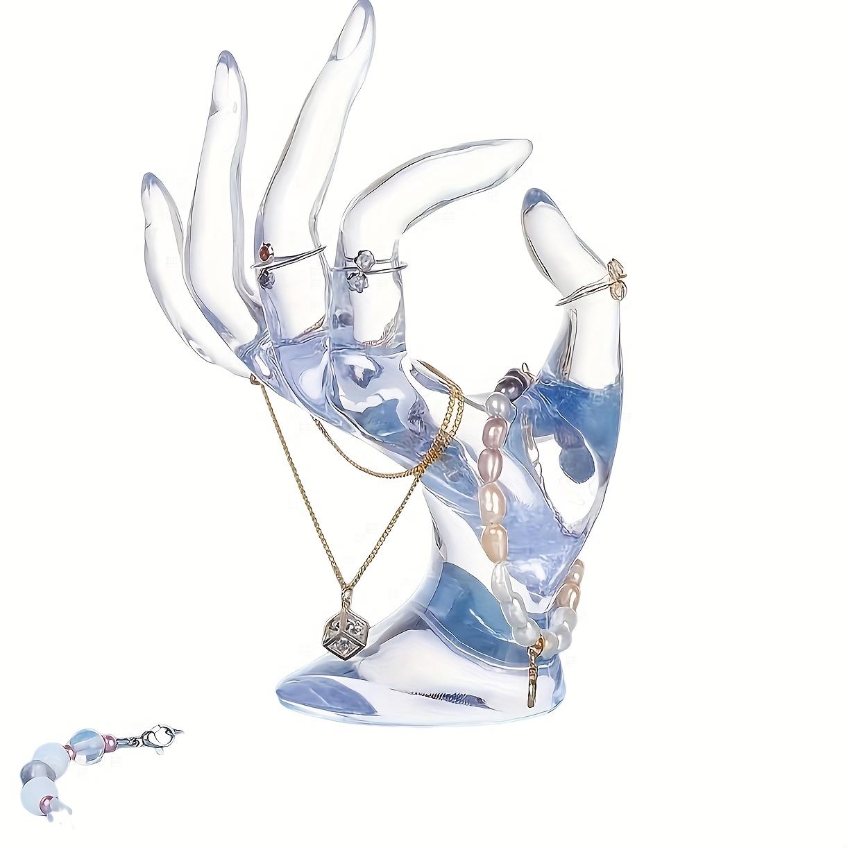 TEMU 1pc Ok Ring Display Stand Gesture, Jewelry Storage And Ring Rack