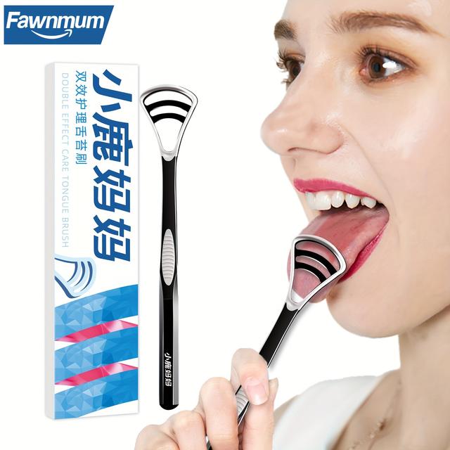TEMU Fawnmum Illatmentes Nyelvkaparók Lélegzetért - Hatékonyan Eltávolítja a Nyelv Bevonatát, Elősegíti a Szájápolást és Növeli az Önbizalmat - Gyengéd Nyelvtisztító Eszközök Felnőtteknek