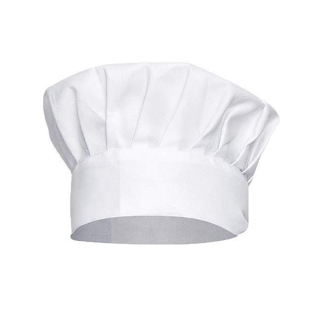 TEMU 1 stuk Witte Chefhoed met Klittenbandsluiting - Lichtgewicht en Ademend, Geschikt voor Professionele Keuken, , Catering - Hygiënisch & Chef