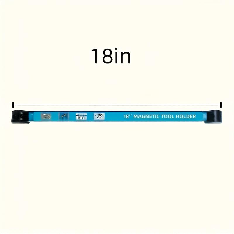 TEMU Magnetic Tool Rack, Wall-mounted Storage Shelf, Metal Tool Organizer Bar, Suitable For Garage Warehouse Garden, With Installation Accessories Storage And Organization
