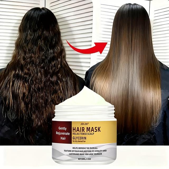 TEMU قناع الشعر الفوري للتنعيم 10 في 1 - يخفف التجعد ويصلح الأطراف المتقصفة، يوفر حماية من الحرارة والكسر، تركيبة خفيفة تضيف اللمعان دون بقايا، للشعر العادي وجميع الأنماط، يخلق ملمسًا طبيعيًا منفوشًا