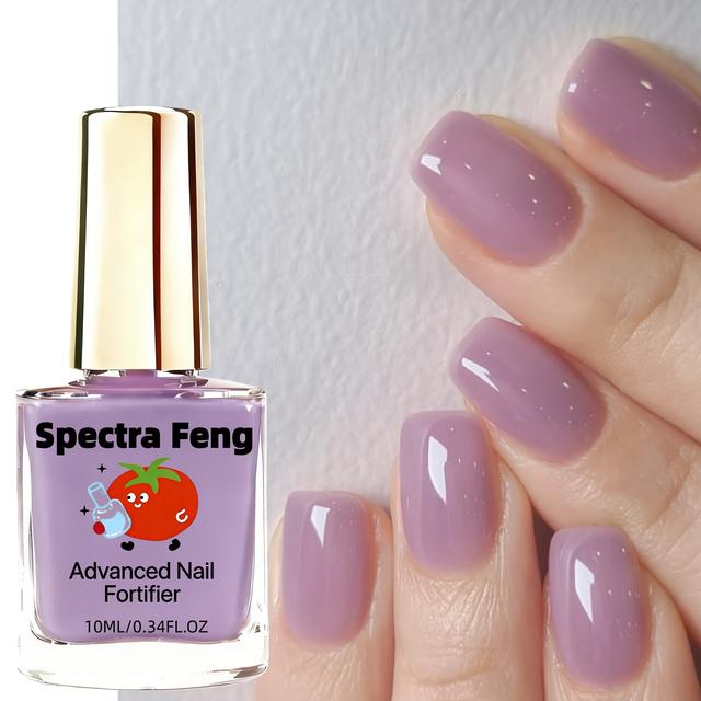 TEMU Natural Ice Purple Nail Strengthener, Quick-drying Without The Need For A Base Coat, Long-lasting Shine