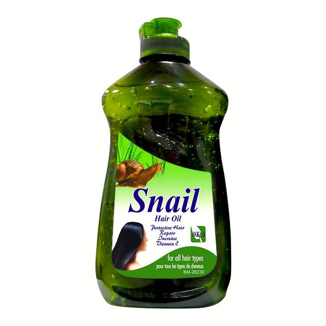 TEMU 250ml Essential Oil For Hair Care With Snail Extract, Hydrating , Includes Aloe Vera And Snail Secretion, Minimizes Split Ends, Appropriate For All Hair Types