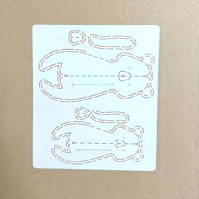 TEMU O Régua de Moldes de Costura Ursozinho Linhas Suaves, Resolvendo Problemas de Desenho, e é a Melhor Ferramenta para Assistência de de Costura