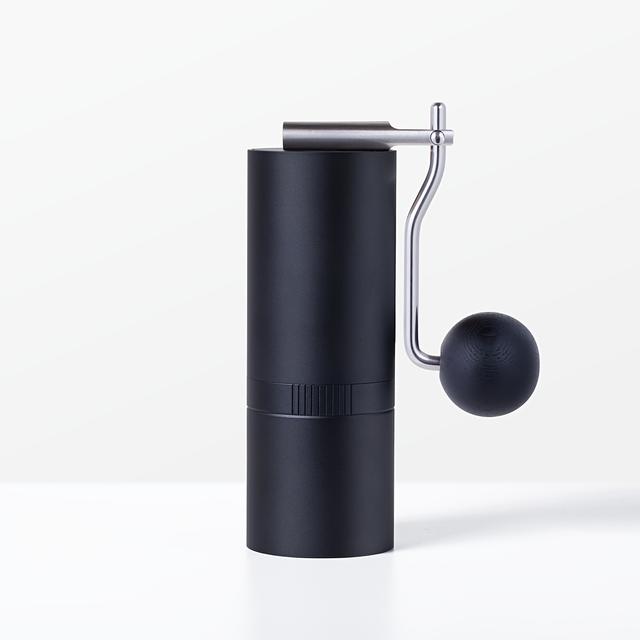 TEMU モントウェーブGU4折りたたみ式手動コーヒー粉砕機、容量40g、ステンレス製円錐形バル、取り外し可能ボディシェル、ッソ・ポーオーバー・フレンチプレス用40段階調整可能なハンドグラインダー(ブラック)