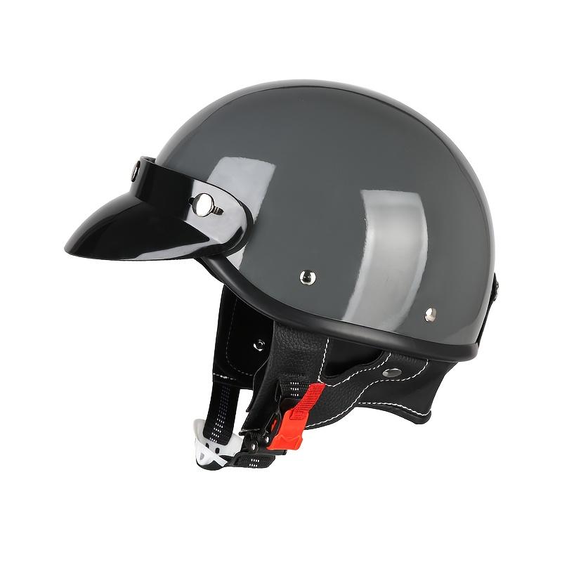 TEMU Summer Half Helmet For Retro Motorcycles For Men And Women