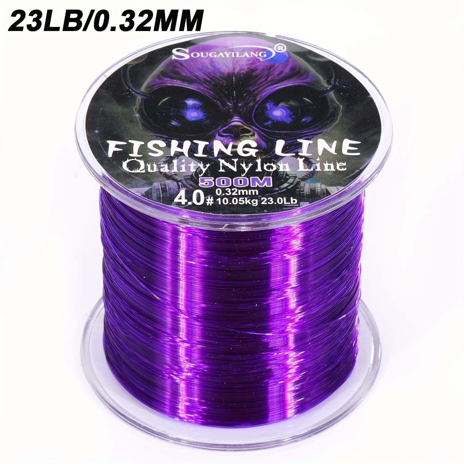 TEMU Sougayilang Fishing Line 500 Meters/547 Yards Nylon Fishing -38 Lbs Wear-resistant Nylon Line Single Weave Line Fishing Supplies Handmade Holiday Decoration Line
