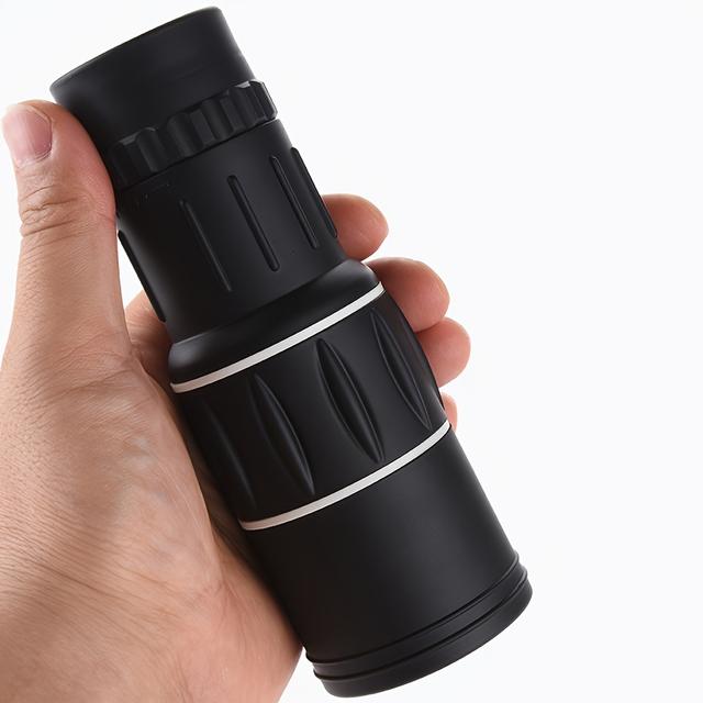 TEMU 1pc 10x42 High-definition Monocular Telescope, 10x Magnification, Fmc Lens, Manual Focus, Durable Abs - Ideal For Camping, Hiking, Bird Watching, Outdoor Sports & Events, Camping Accessories