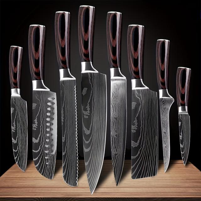 TEMU Professional Kitchen Boning Knife Meat Cleaver Knife Hammer Knives Bbq Butcher Knife Stainless Steel Slicing Chef Knives