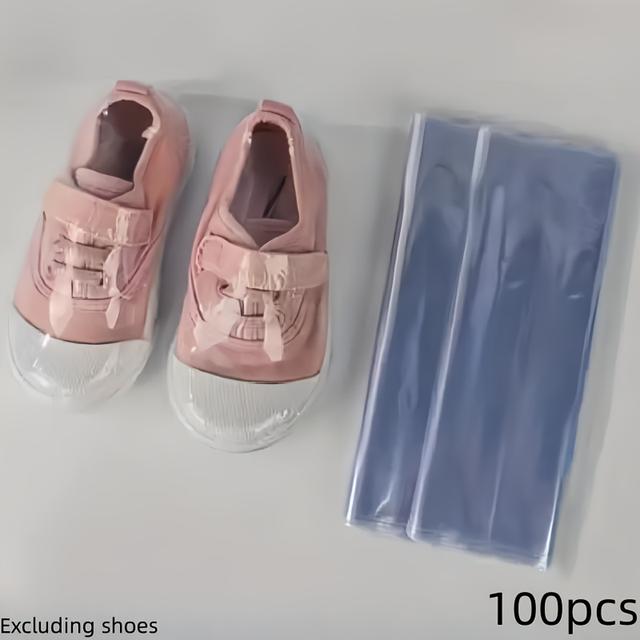 TEMU 100 Stück, Schrumpfbeutel, Geschenkverpackungsbeutel, Korbbeutel, Transparente Schrumpfbeutel, Geschenkboxen, Geschenkzubehör, Transparente Versiegelungsfolie, Schrumpffolie