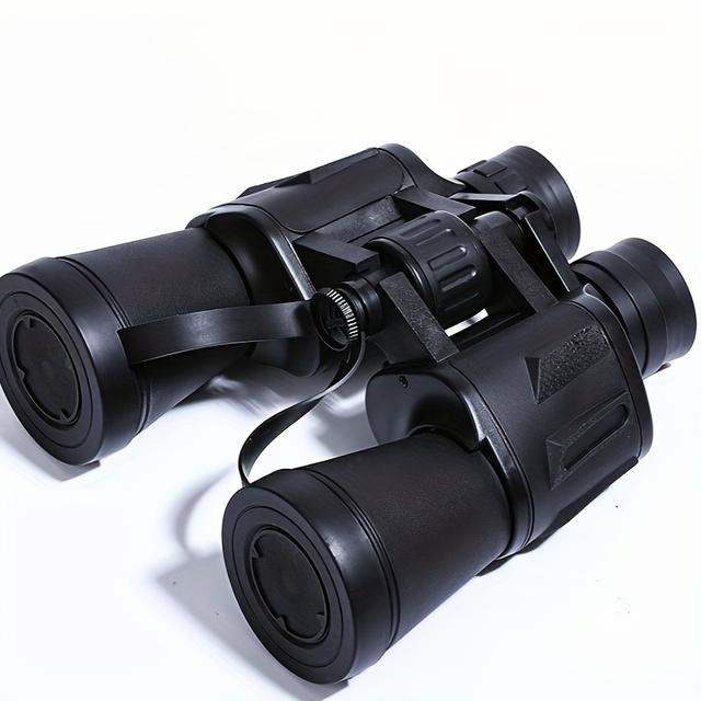 TEMU High-definition Professional Binoculars For Adults - 10x Magnification, 50mm Lens, Ideal For Concerts, Bird Watching & Sports Events, Includes Carry Case & Shoulder Strap