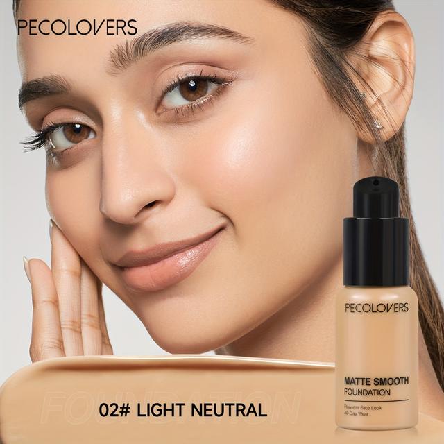 TEMU Full Coverage Concealer Foundation - Long-lasting, Waterproof, Finish For -easy To Create With Plant Squalane
