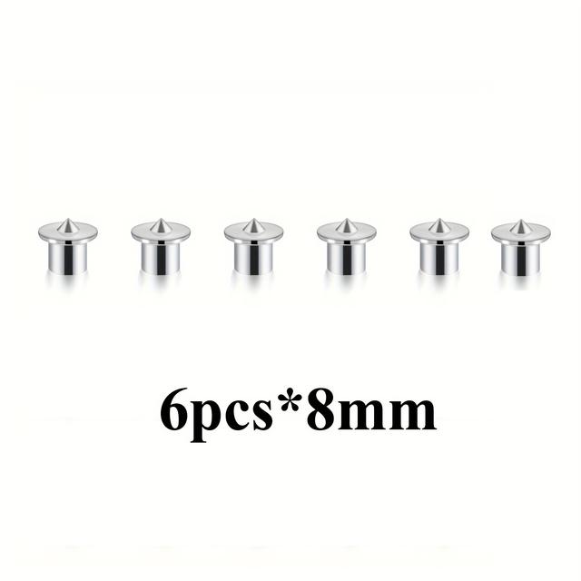 TEMU 6pcs Dowel Pins Center Point Set, Dowel And Tenon Center Transfer Plugs Doweling Centering Pins Transfer Plugs Drill Hole Tool For Center Point Woodworking Additions