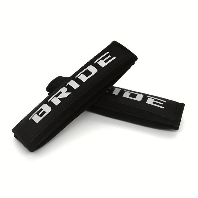 TEMU 2pcs Comfortable Universal Car Seat Belt Shoulder Pads - Soft, Suitable For Trucks And Cars, Enhance Safety