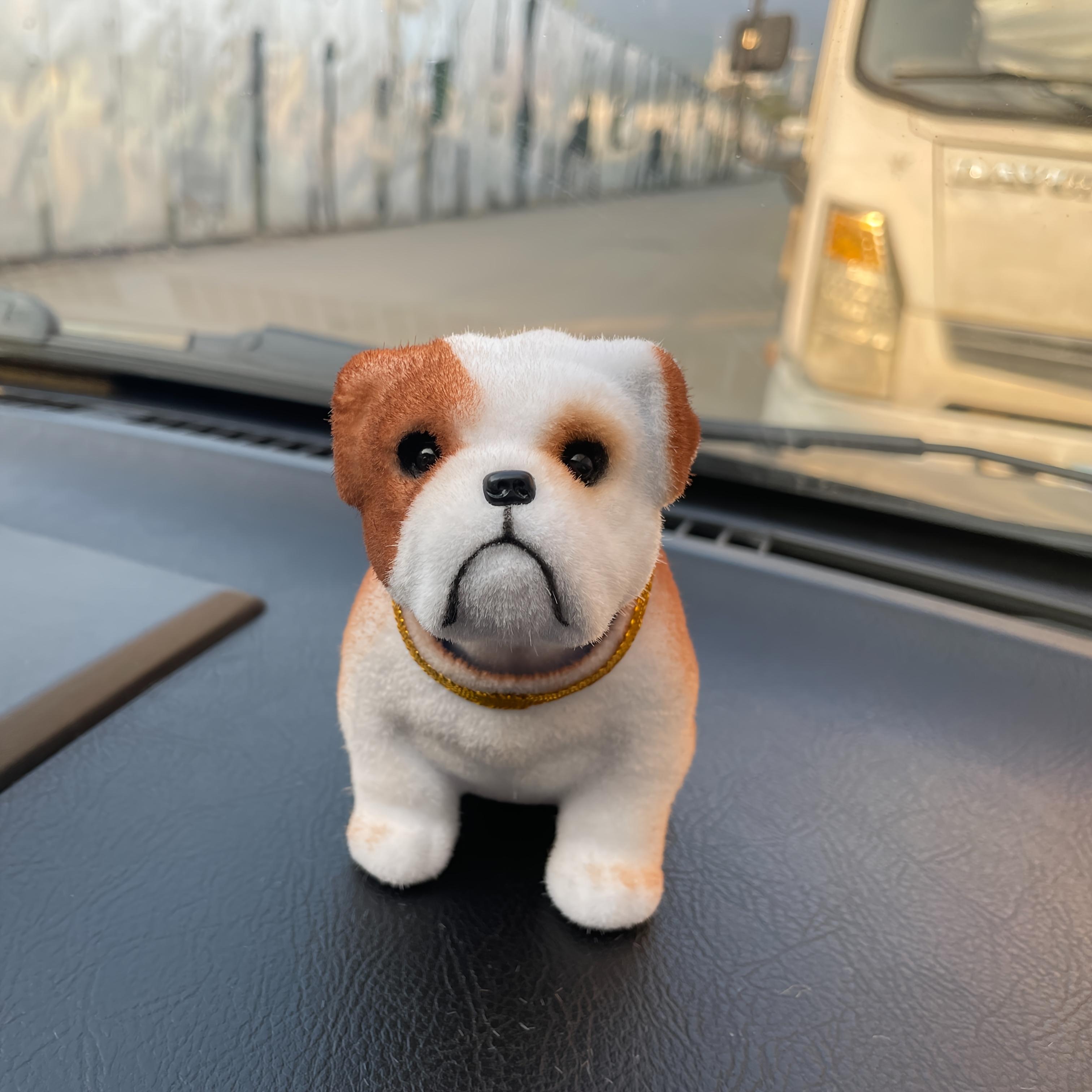 TEMU Shaking Dogs | Car Dashboard Decorative Ornaments, Uncharged Plastic Dog Memorial Figurines