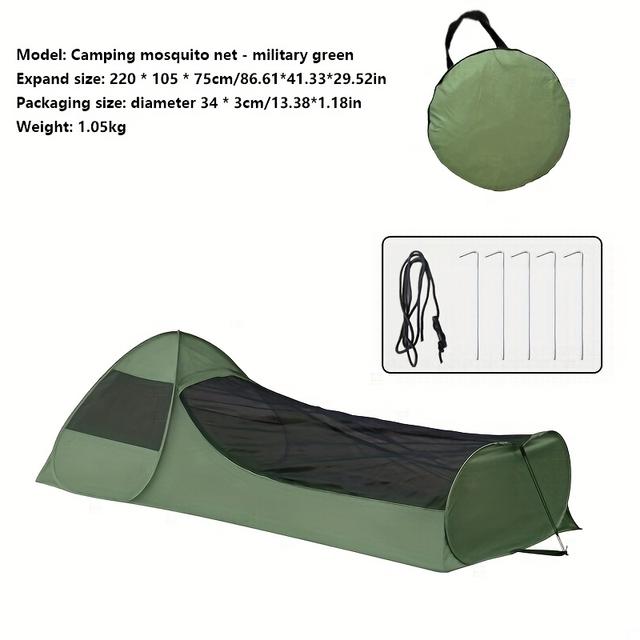 TEMU Mosquitera portátil para camping al , suministros para dormir que se pueden instalar en 2
